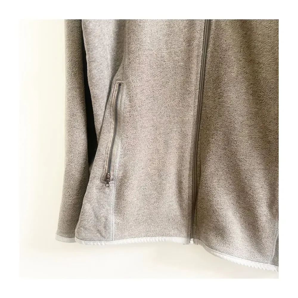 Kuhl Alpaca Zip Up Sweater Men’s Medium Tan Fleece Pockets Outdoor Performance